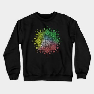 48. Rainbow Mandala Crewneck Sweatshirt